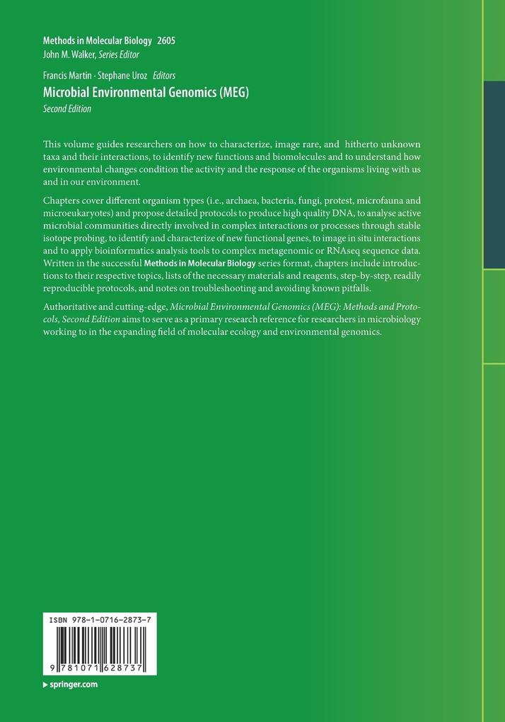 Weitere Ansicht: Microbial Environmental Genomics (MEG)