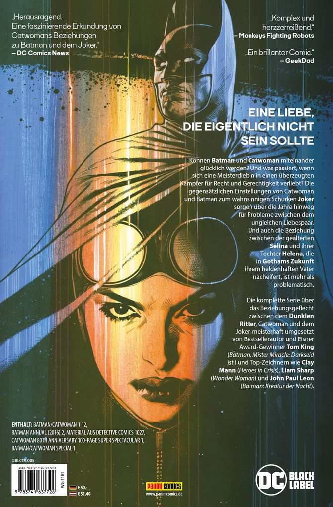 Weitere Ansicht: Batman/Catwoman (Deluxe Edition) | Tom King, Clay Mann, Liam Sharp, Lee Weeks, Michael Lark