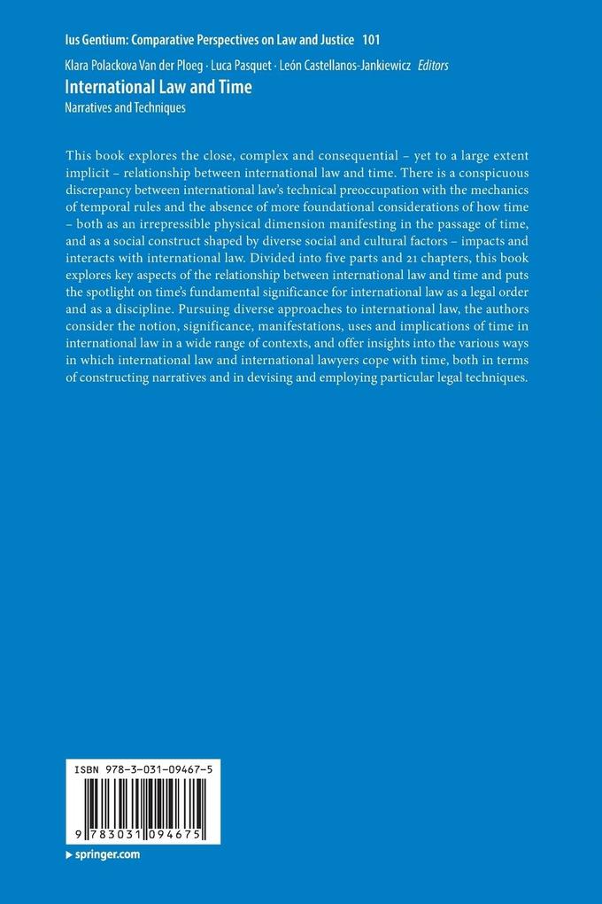 Weitere Ansicht: International Law and Time