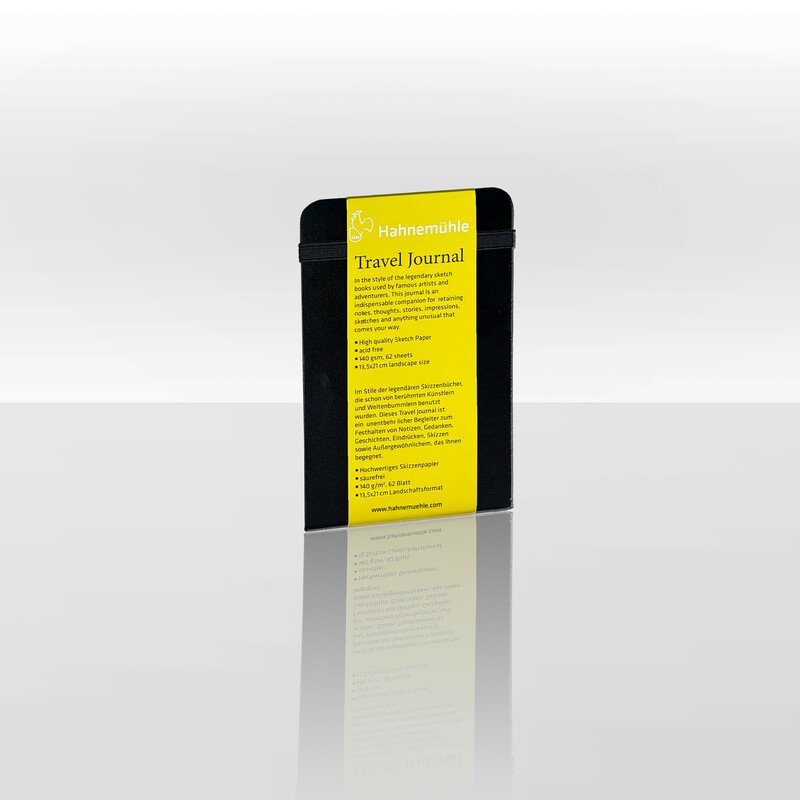 Weitere Ansicht: Hahnemühle Papier Travel Journal, 9 x 14 cm Querformat, 140 g/m²