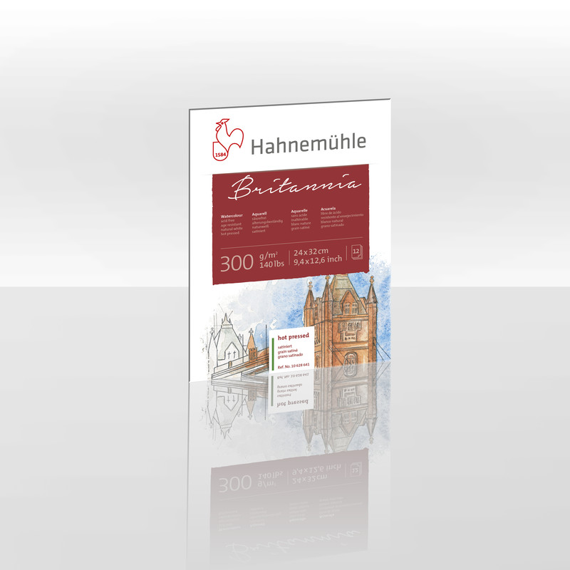 Weitere Ansicht: Hahnemühle Papier Britannia, 24 x 32 cm, 300 g/m²