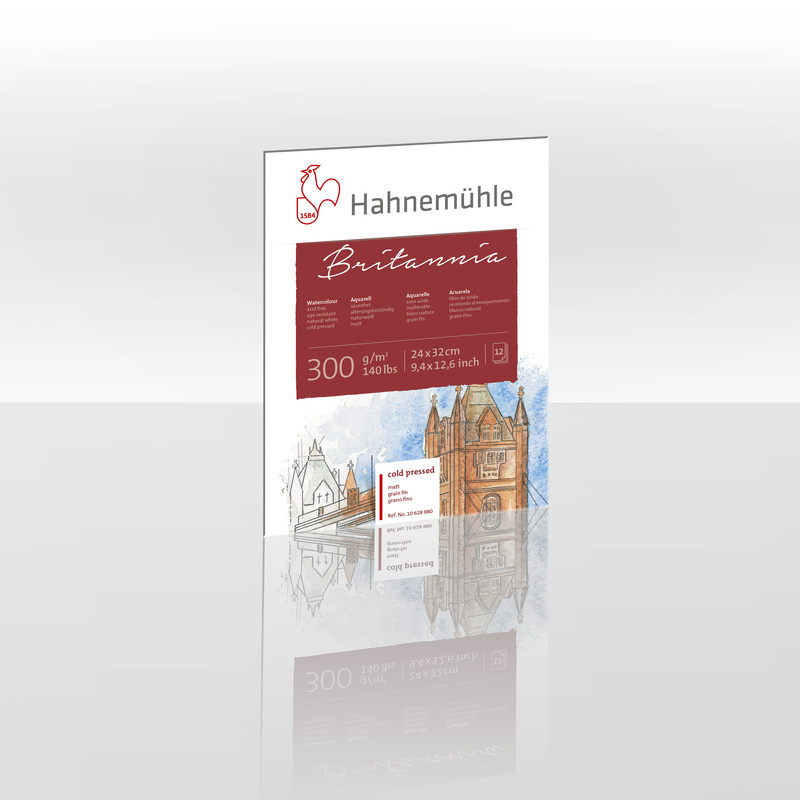 Weitere Ansicht: Hahnemühle Papier Britannia, 24 x 32 cm, 300 g/m²