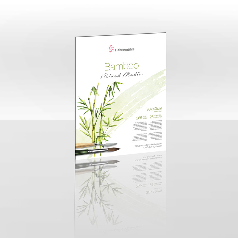 Weitere Ansicht: Hahnemühle Papier Bamboo Mixed Media, 30 x 40 cm, 265 g/m²