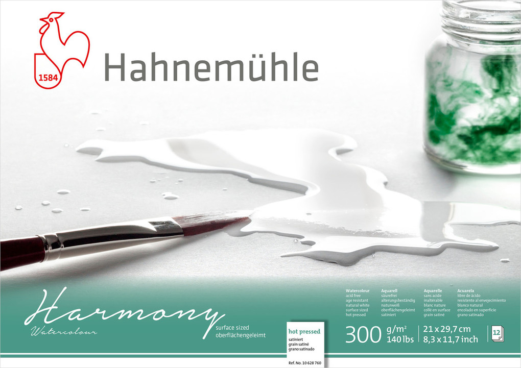 Weitere Ansicht: Hahnemühle Papier Harmony Watercolour, DIN A 4, 300 g/m²