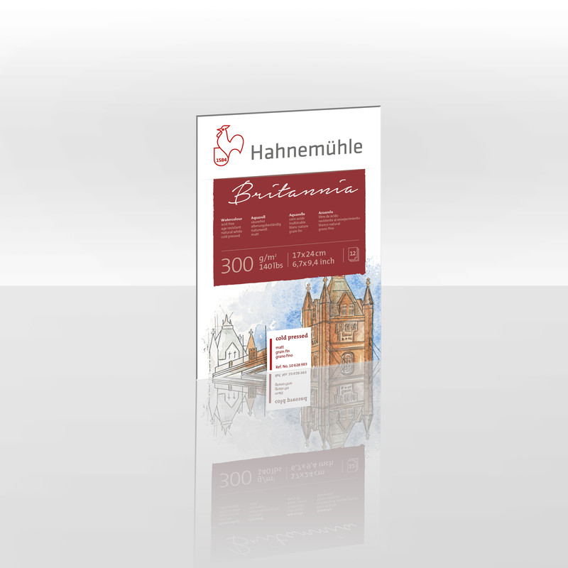 Weitere Ansicht: Hahnemühle Papier Britannia, 17 x 24 cm, 300 g/m²