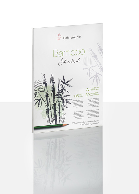 Weitere Ansicht: Hahnemühle Papier Bamboo Sketch, DIN A 4, 105 g/m²