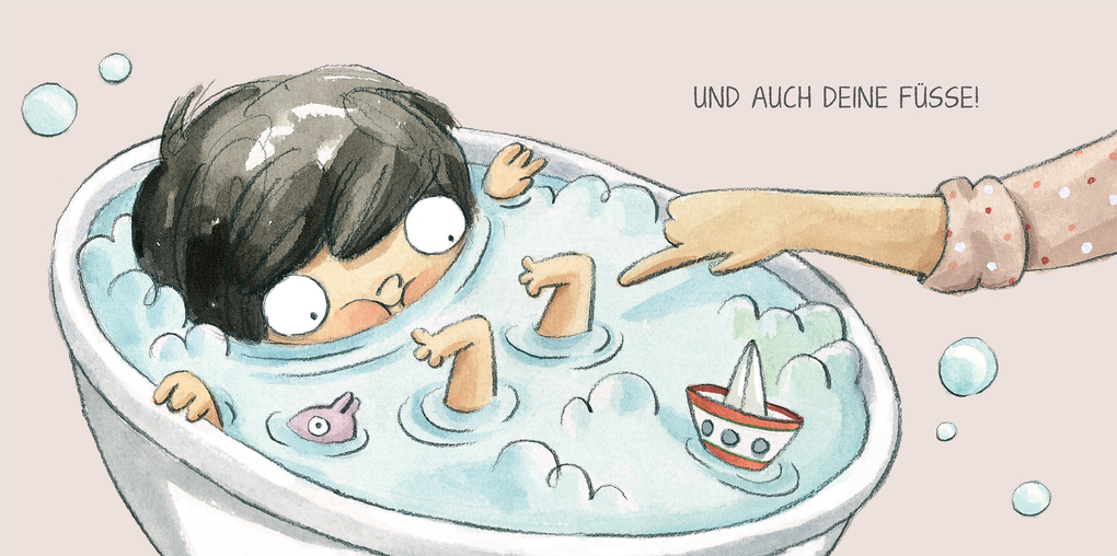 Weitere Ansicht: Babymia. Es ist Zeit, zu baden! | Rocio Bonilla