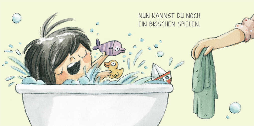 Weitere Ansicht: Babymia. Es ist Zeit, zu baden! | Rocio Bonilla