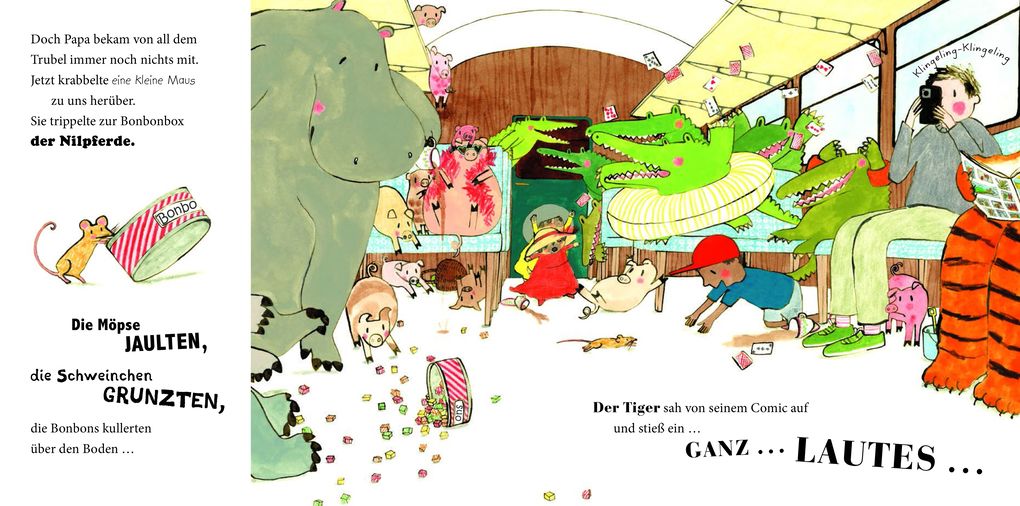 Weitere Ansicht: Ein Tiger im Zug | Mariesa Dulak