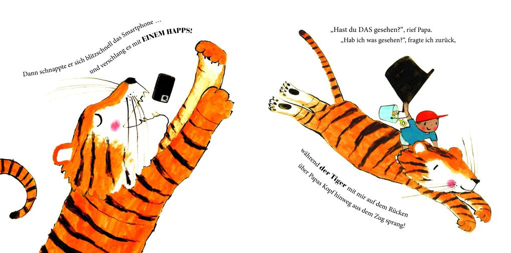 Weitere Ansicht: Ein Tiger im Zug | Mariesa Dulak