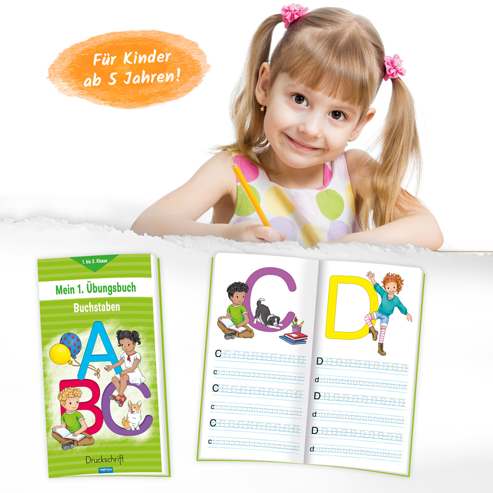 Weitere Ansicht: Trötsch Mein erstes Übungsbuch Buchstaben Druckschrift