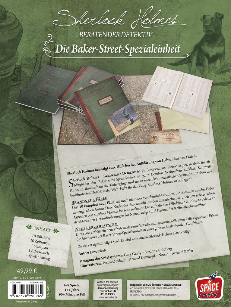Weitere Ansicht: Space Cowboys - Sherlock Holmes Beratender Detektiv: Die Baker- Street-Spezialeinheit / Gesetzliche | gary Grady, Suzanne Goldberg, Dave Neale