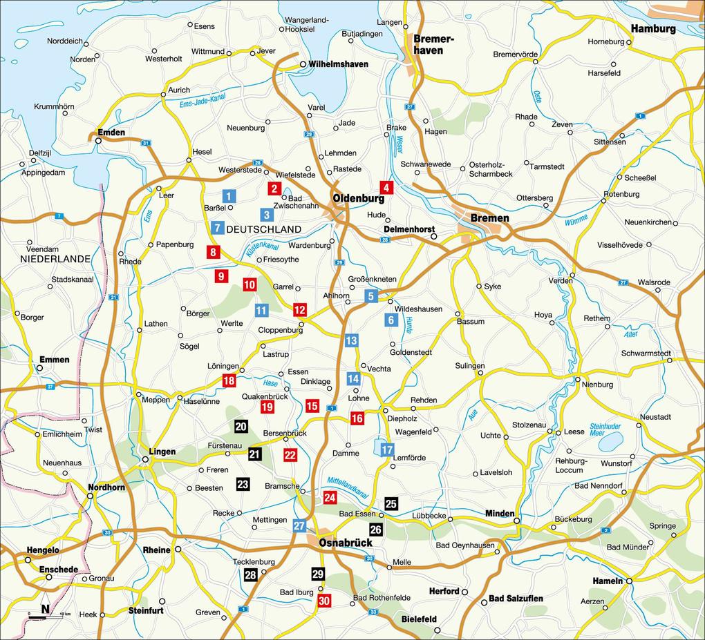 Weitere Ansicht: Das Oldenburger und Osnabrücker Land erfahren 30 Radtouren durch malerische Landschaften, zu reizvollen Städten und kulturellen Highlights | Linda OBryan und Hans Zaglitsch, Linda O'Bryan und Hans Zaglitsch, Linda O'Bryan, Hans Zaglitsch