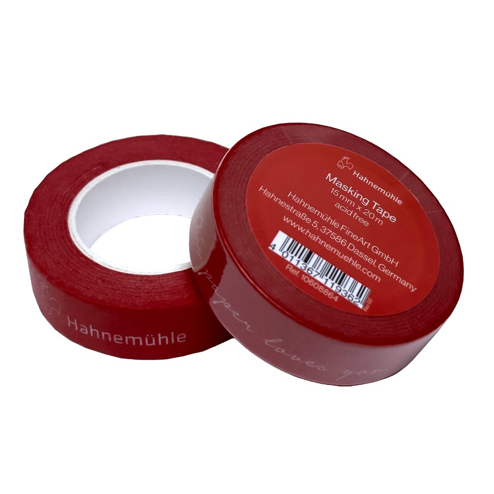 Weitere Ansicht: Hahnemühle Zubehör Masking-Tape rot, 15 mm x 20m