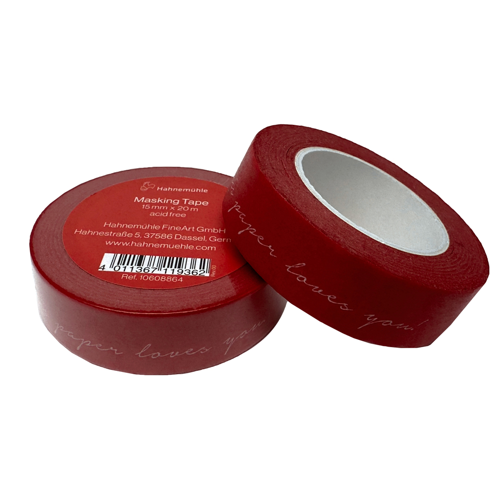 Weitere Ansicht: Hahnemühle Zubehör Masking-Tape rot, 15 mm x 20m