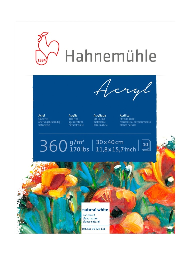 Weitere Ansicht: Hahnemühle Papier Acryl 360, 30 x 40 cm, 360 g/m²