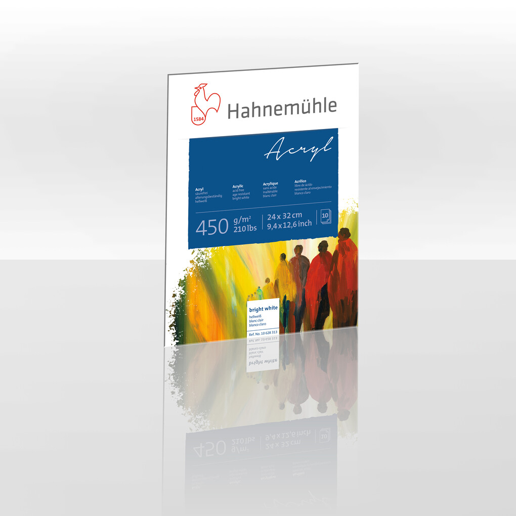 Weitere Ansicht: Hahnemühle Papier Acryl 450, 24 x 32 cm, 450 g/m²