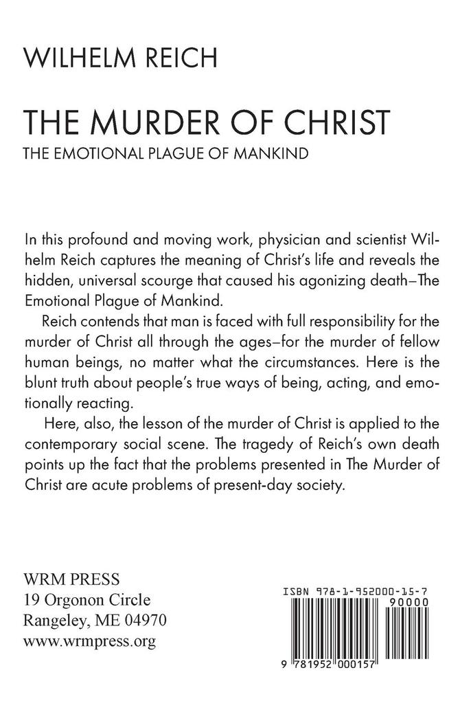 Weitere Ansicht: The Murder of Christ | Wilhelm Reich