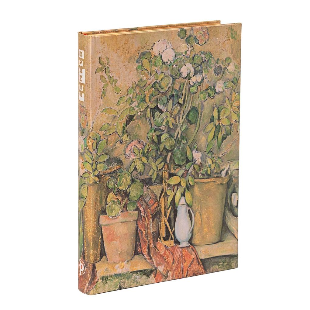Produktbild: Cezanne's Terracotta Pots and Flowers Mini Unlined Hardcover Journal, 176pg, 85gsm, the Barnes Collection by Paperblanks (Cezanne's Terracotta Pots and Flowers)