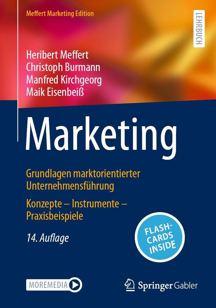 Produktbild: Marketing | Heribert Meffert, Christoph Burmann, Manfred Kirchgeorg, Maik Eisenbeiß