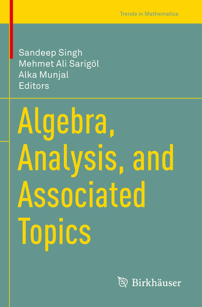 Produktbild: Algebra, Analysis, and Associated Topics