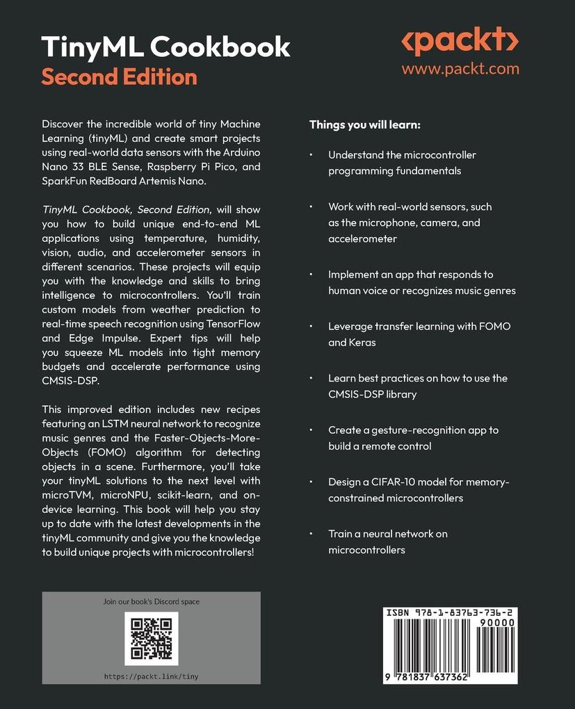 Weitere Ansicht: TinyML Cookbook - Second Edition | Gian Marco Iodice