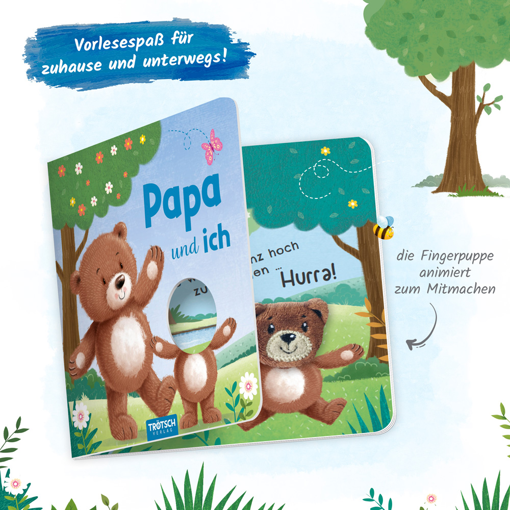 Weitere Ansicht: Trötsch Fingerpuppenbuch Papa und ich