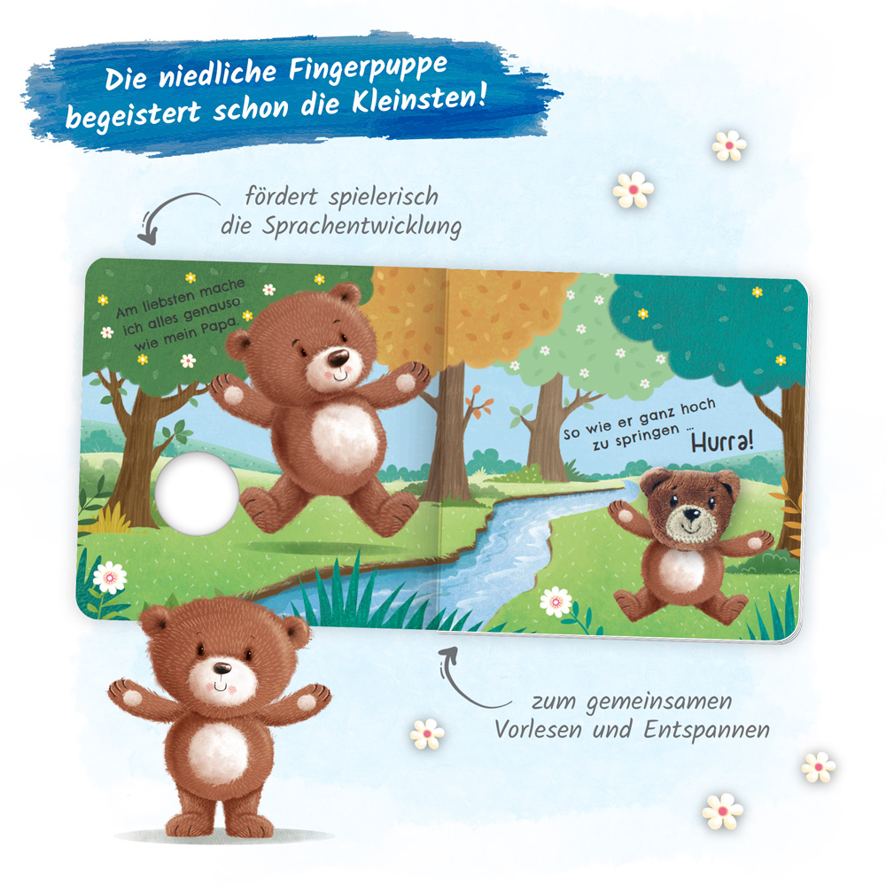 Weitere Ansicht: Trötsch Fingerpuppenbuch Papa und ich