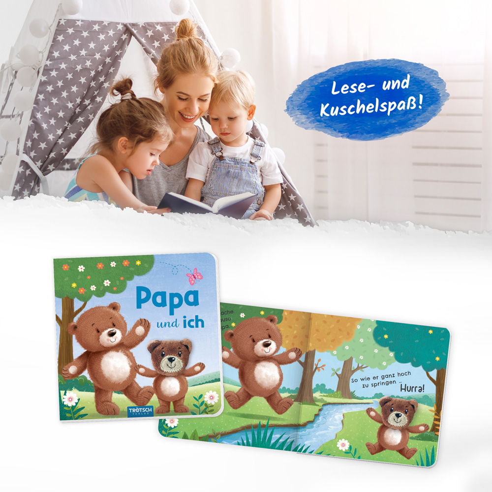 Weitere Ansicht: Trötsch Fingerpuppenbuch Papa und ich