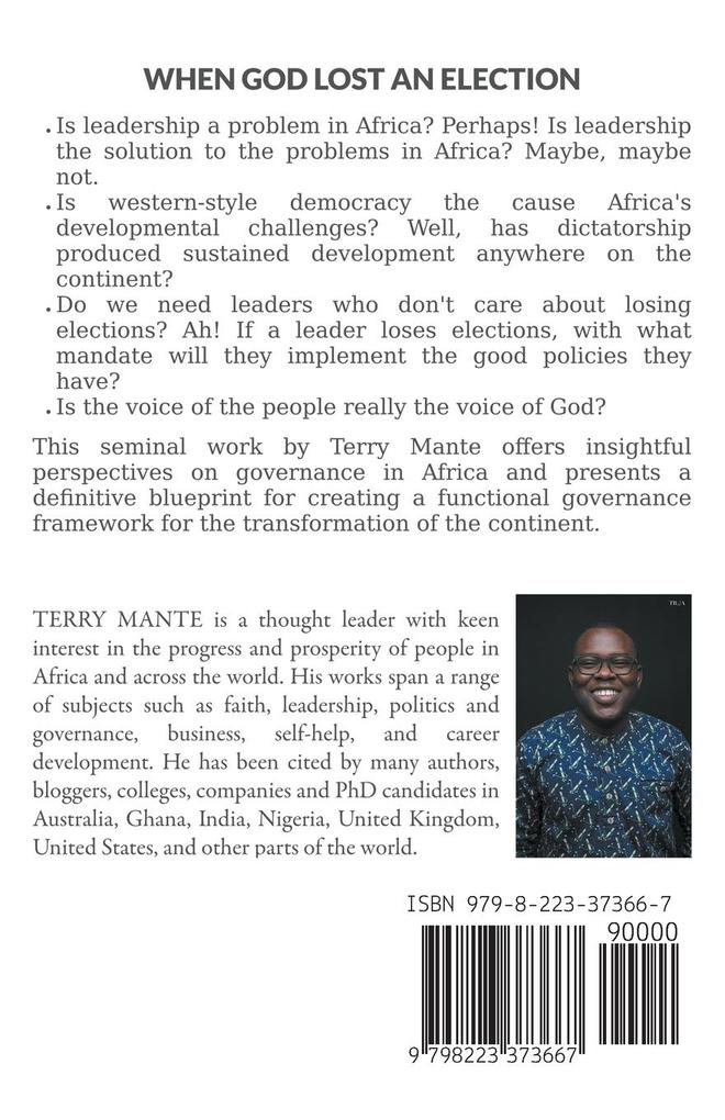 Weitere Ansicht: When God Lost an Election | Terry Mante
