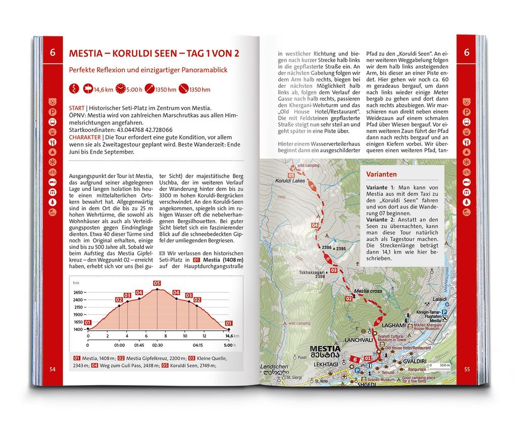 Weitere Ansicht: KOMPASS Wanderführer Georgien, Kaukasus, 50 Touren mit Extra-Tourenkarte | Michael Will