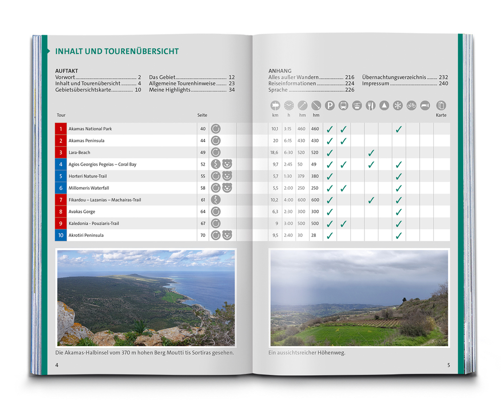 Weitere Ansicht: KOMPASS Wanderführer Zypern, 55 Touren mit Extra-Tourenkarte | Michael Will