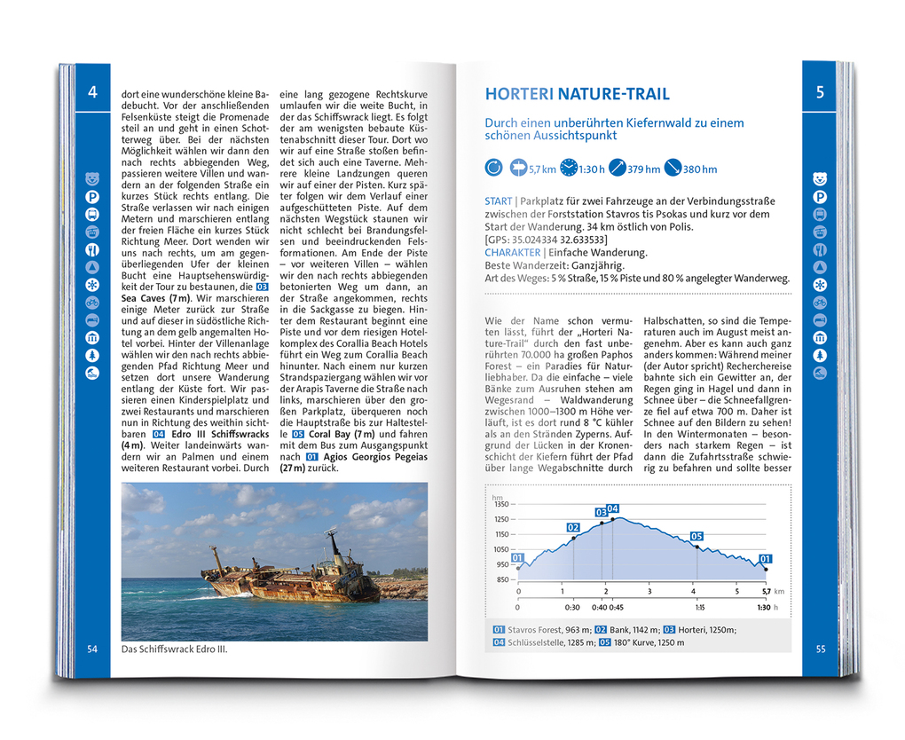 Weitere Ansicht: KOMPASS Wanderführer Zypern, 55 Touren mit Extra-Tourenkarte | Michael Will