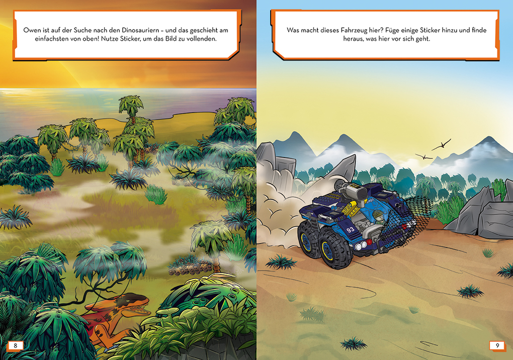 Weitere Ansicht: LEGO® Jurassic World(TM) - Stickerspaß