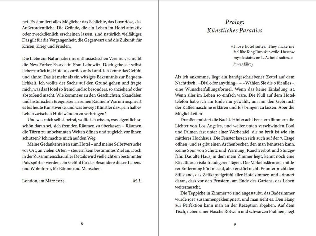 Weitere Ansicht: Leben im Hotel | Marion Löhndorf