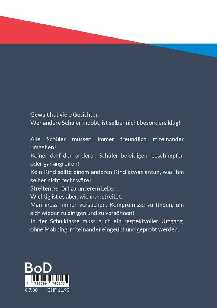 Weitere Ansicht: Keine Gewalt und kein Mobbing in der Schule oder im täglichen Leben! | S.E.B. Schütz
