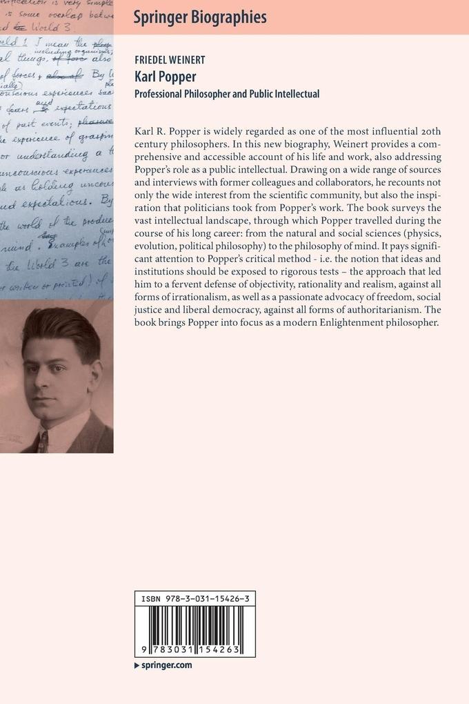 Weitere Ansicht: Karl Popper | Friedel Weinert