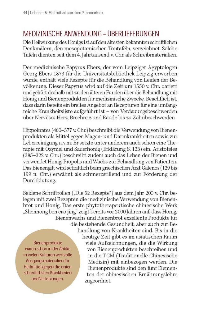 Weitere Ansicht: Bienenschätze - Honig, Pollen, Propolis & Co. | Gertraud Heidinger