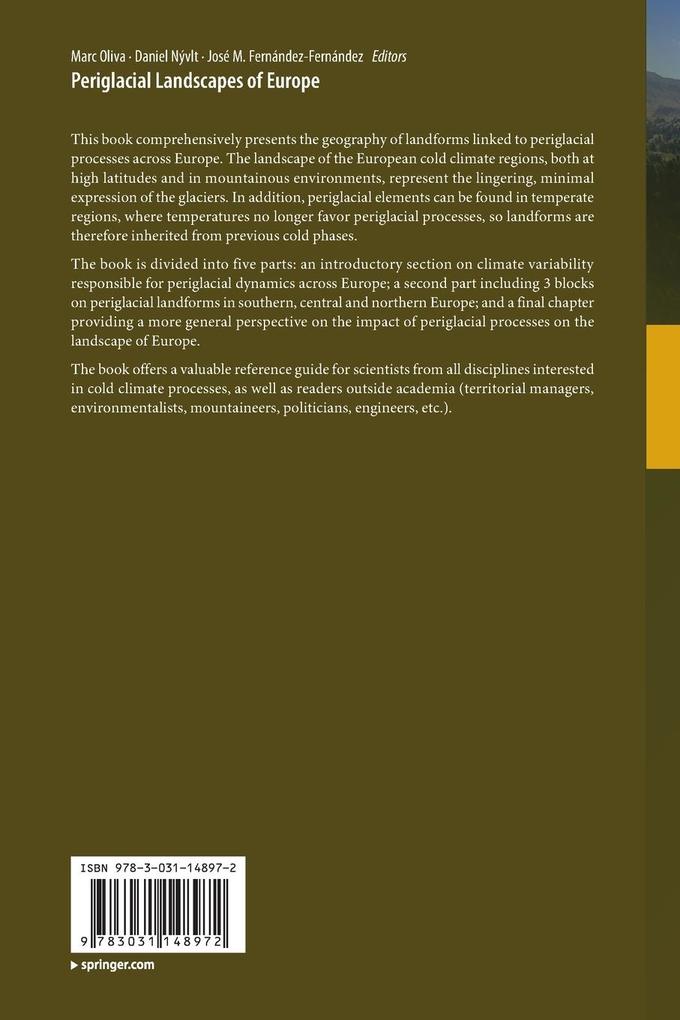 Weitere Ansicht: Periglacial Landscapes of Europe