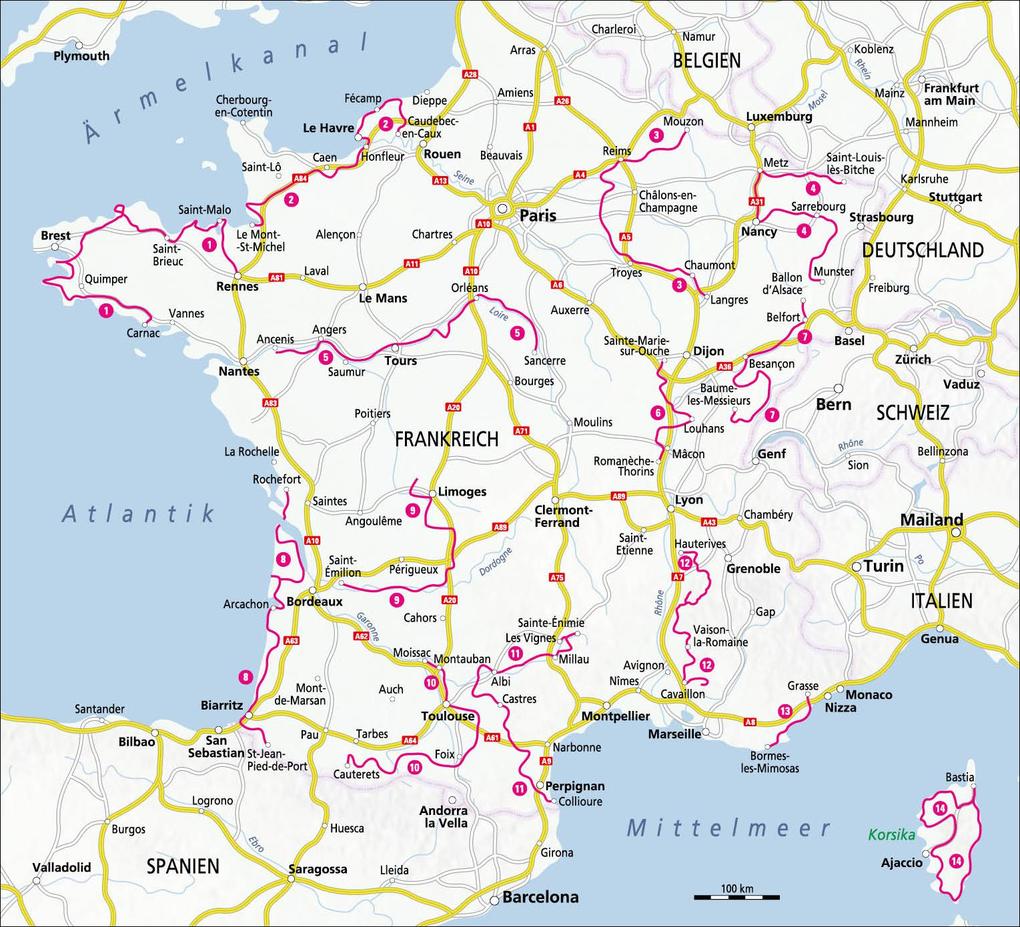 Weitere Ansicht: Frankreich mit dem Wohnmobil Die schönsten Routen von der Normandie über die Côte d'Azur nach Korsika | Thomas Cernak