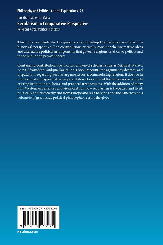 Weitere Ansicht: Secularism in Comparative Perspective