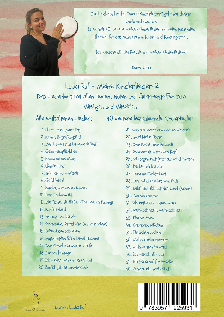 Weitere Ansicht: Meine Kinderlieder 2 - 40 weitere bezaubernde neue Kinderlieder | Lucia Ruf