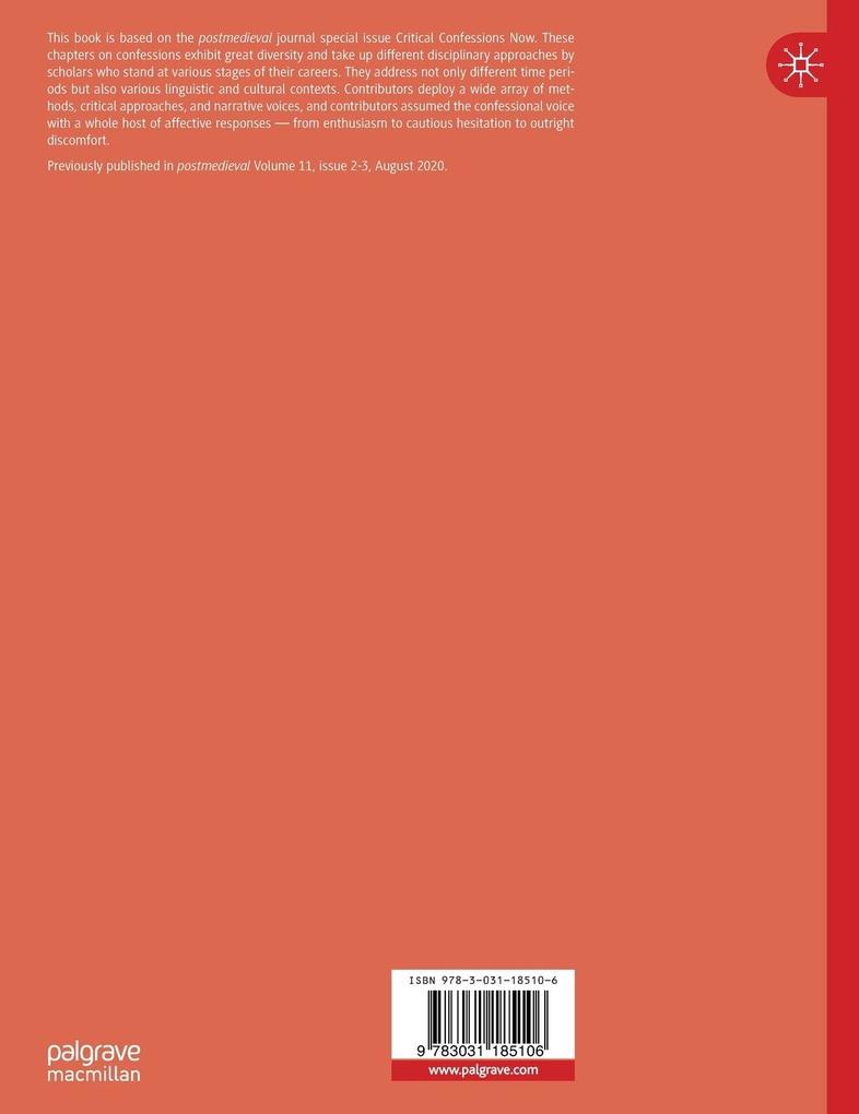 Weitere Ansicht: Critical Confessions Now