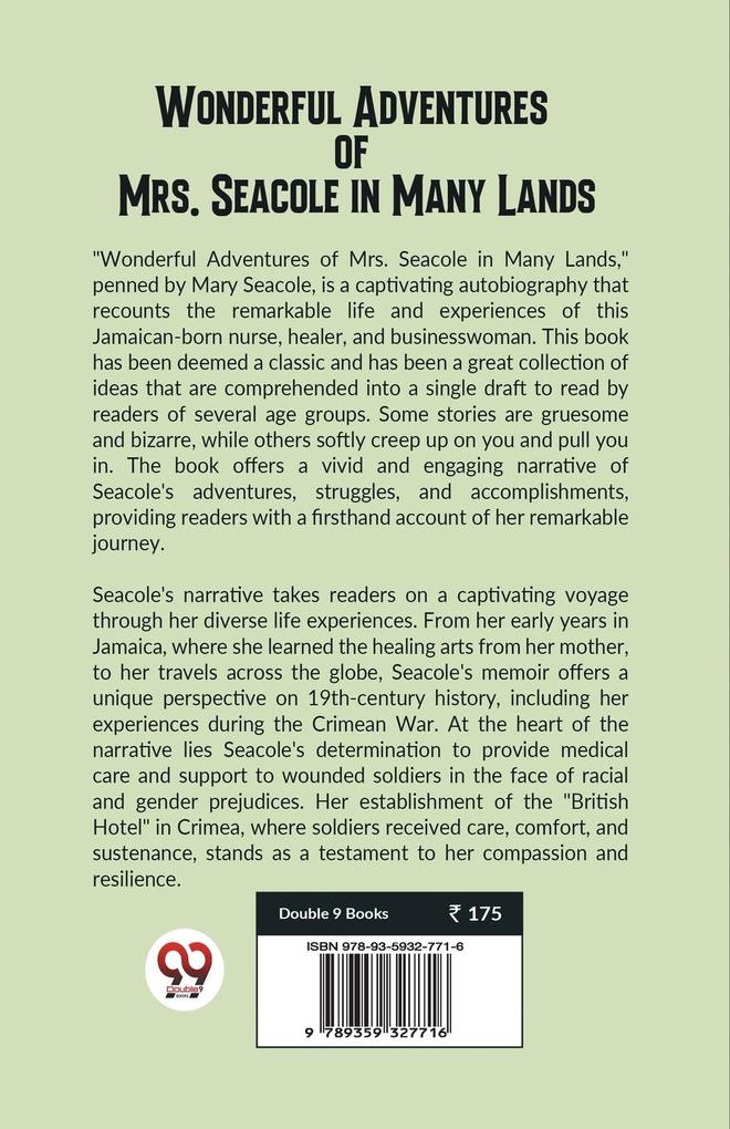 Weitere Ansicht: Wonderful Adventures of Mrs. Seacole in Many Lands | Mary Seacole