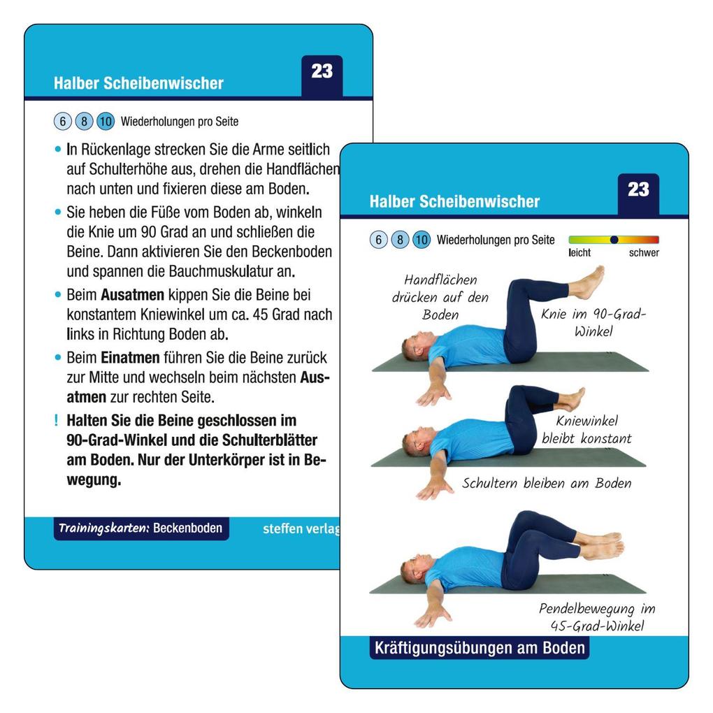 Weitere Ansicht: Trainingskarten Beckenboden | Ronald Thomschke, Benno Paulitz
