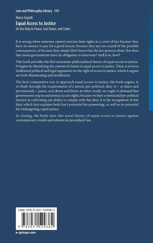 Weitere Ansicht: Equal Access to Justice | Marco Segatti