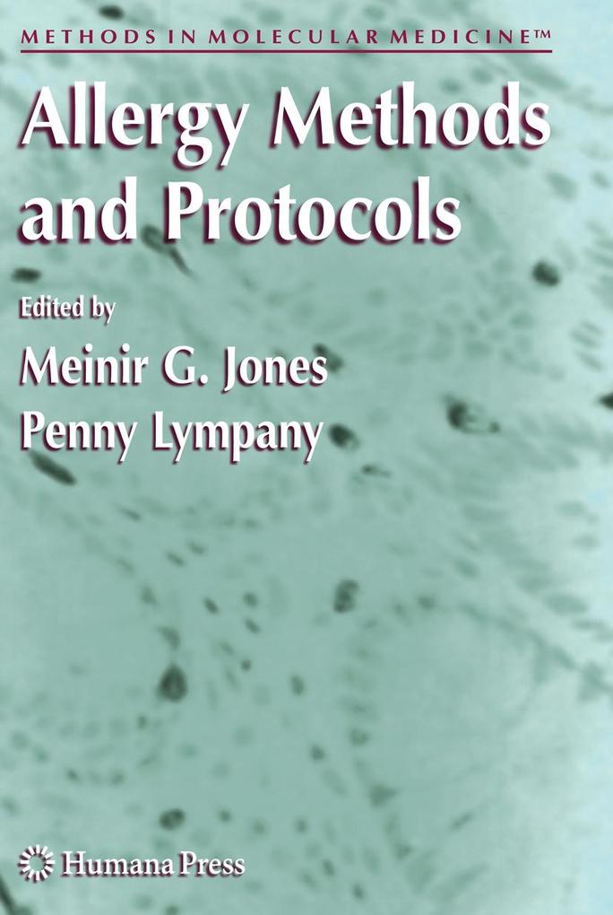 Produktbild: Allergy Methods and Protocols