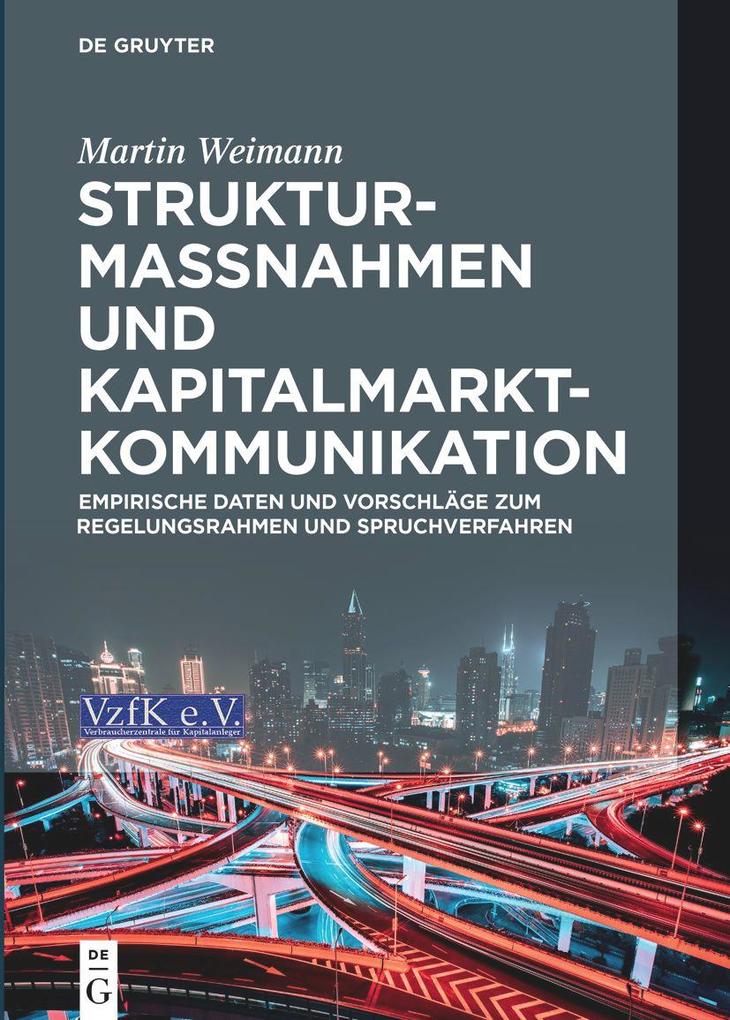 Produktbild: Strukturmaßnahmen und Kapitalmarktkommunikation | Martin Weimann