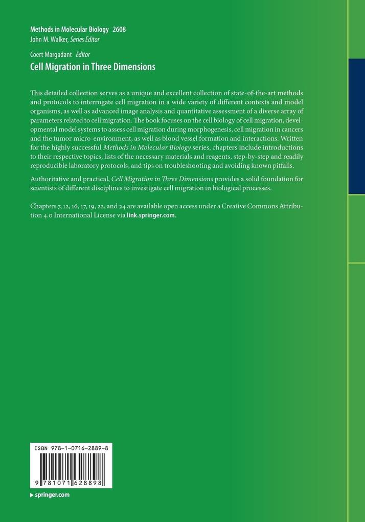 Weitere Ansicht: Cell Migration in Three Dimensions