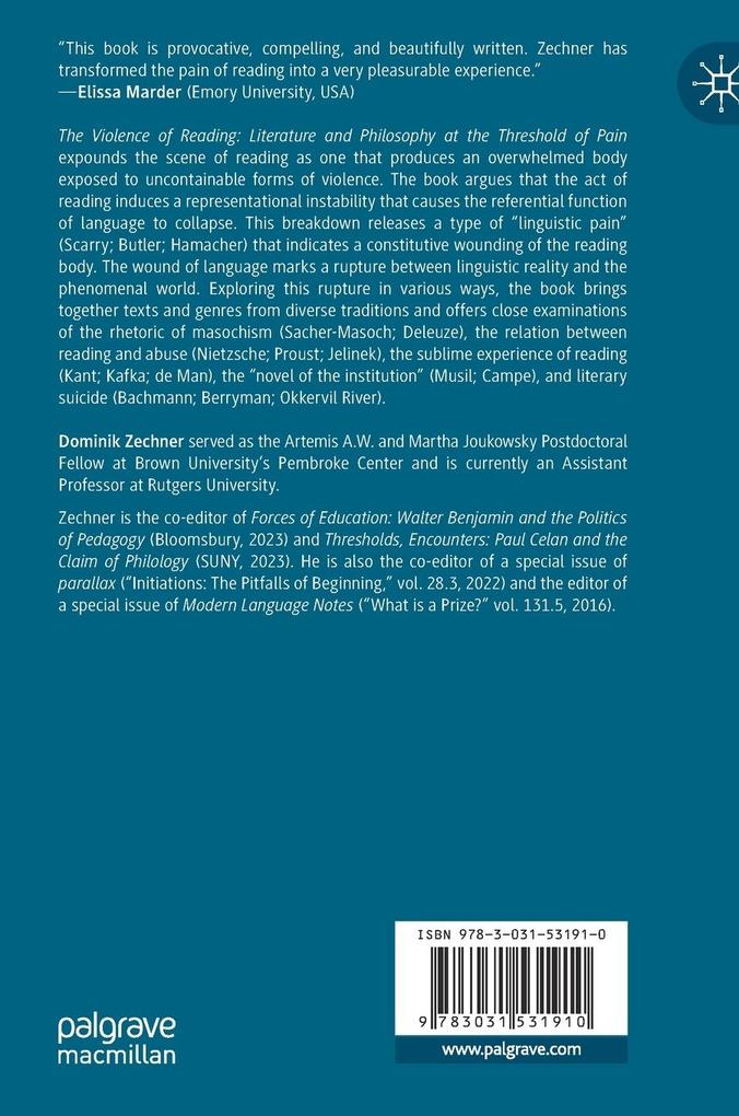 Weitere Ansicht: The Violence of Reading | Dominik Zechner